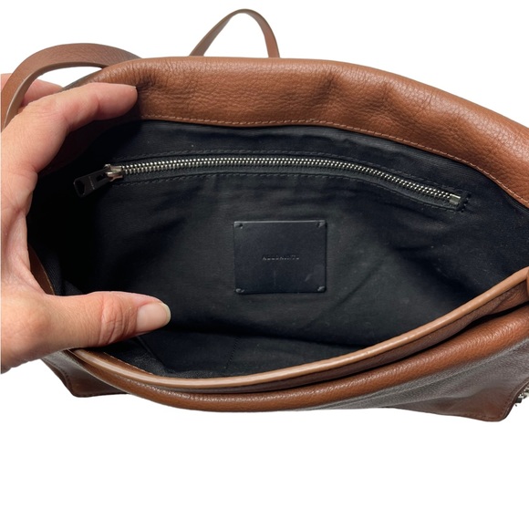Allsaints | Club Crossbody Bag in Brown Leather - Picture 3 of 12